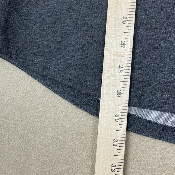 BYLT Basics Shirt Mens L Gray Drop Cut Short Sleeve Stretch Performance‎ Tee - Picture 5 of 10